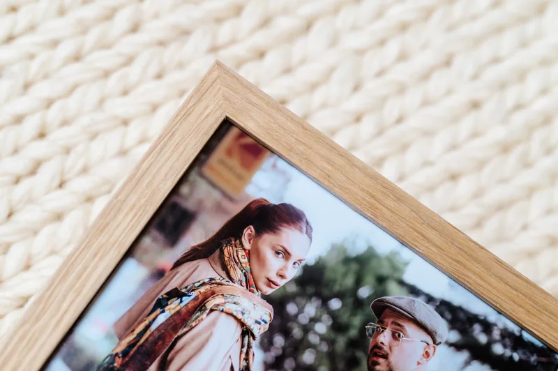 Fotorámik Smart – lišta z prírodného dreva
